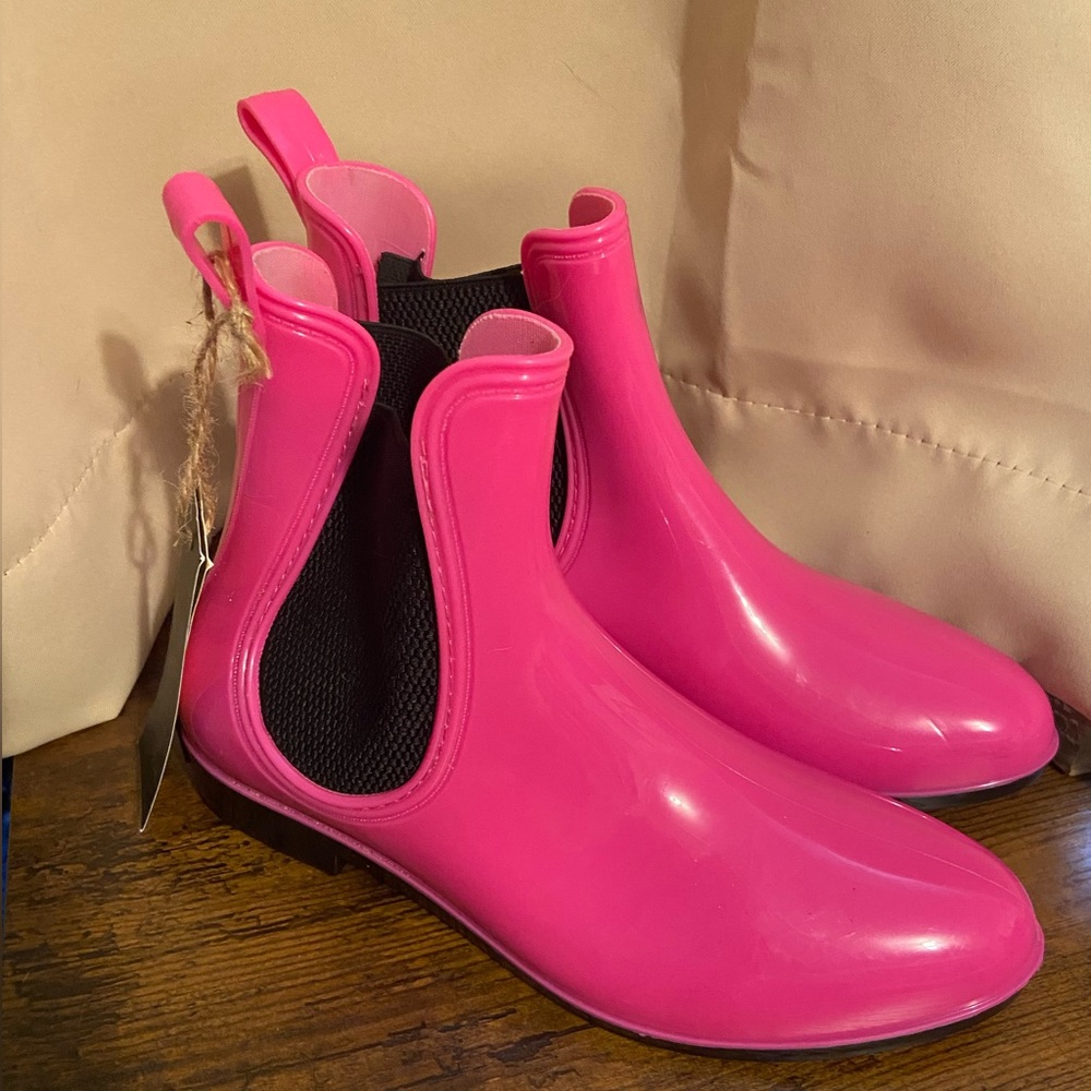 Pink Rain Boots